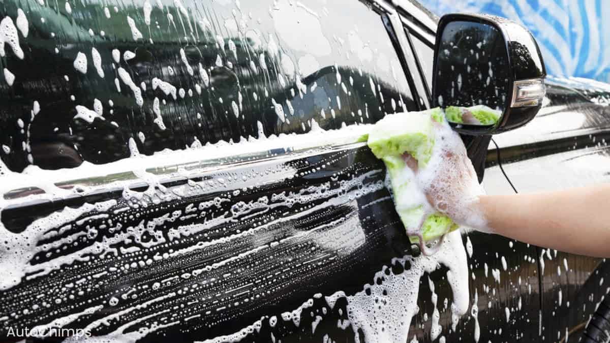 Soap Residue from Touchless Car Wash