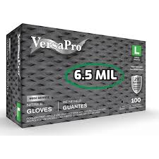 Nitrile 7 Mil Black Diamond Grip Texture & Powder-Free Gloves