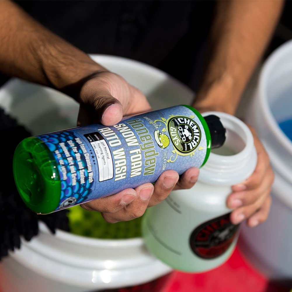 Get your suds on with Honeydew Snow Foam! 