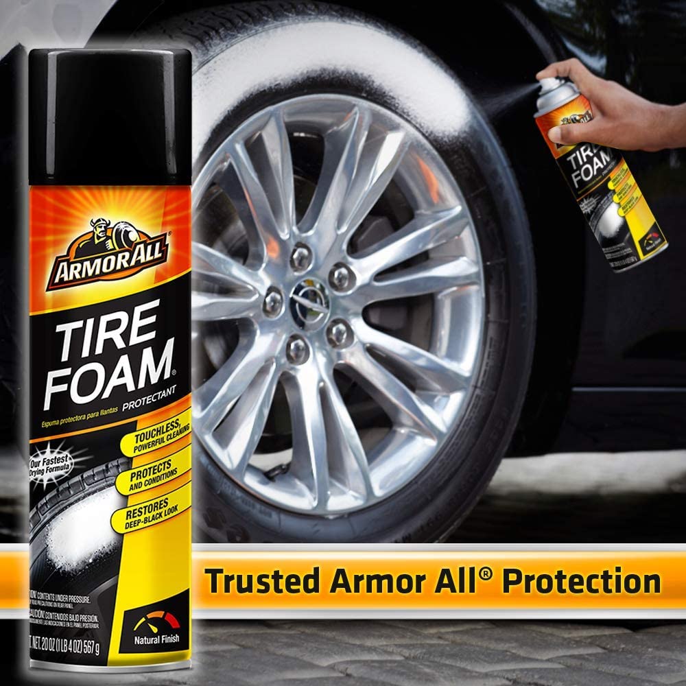 Armor all Tire Foam test results review before and after on my