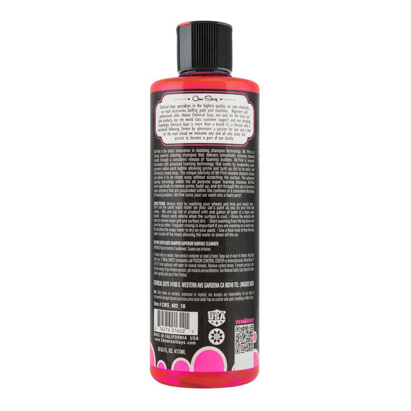 M. Pink Super Suds Super Nettoyant de Surface Shampoing de Lavage de Voiture
