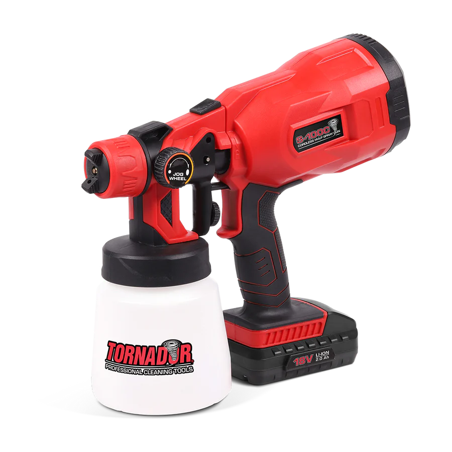 S-100C Tornador Cordless HVLP Spray Gun