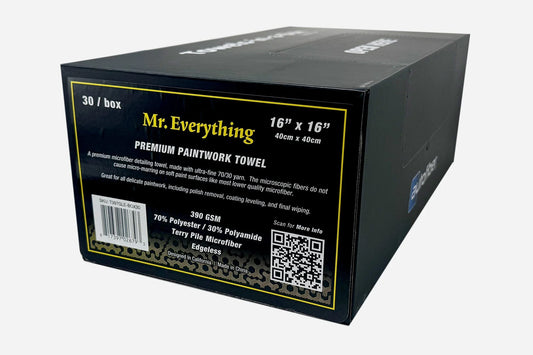 [Towels-in-a-Box] Mr. Everything Premium Paintwork Towel (16 in. x 16 in., 390 gsm) 30 pack