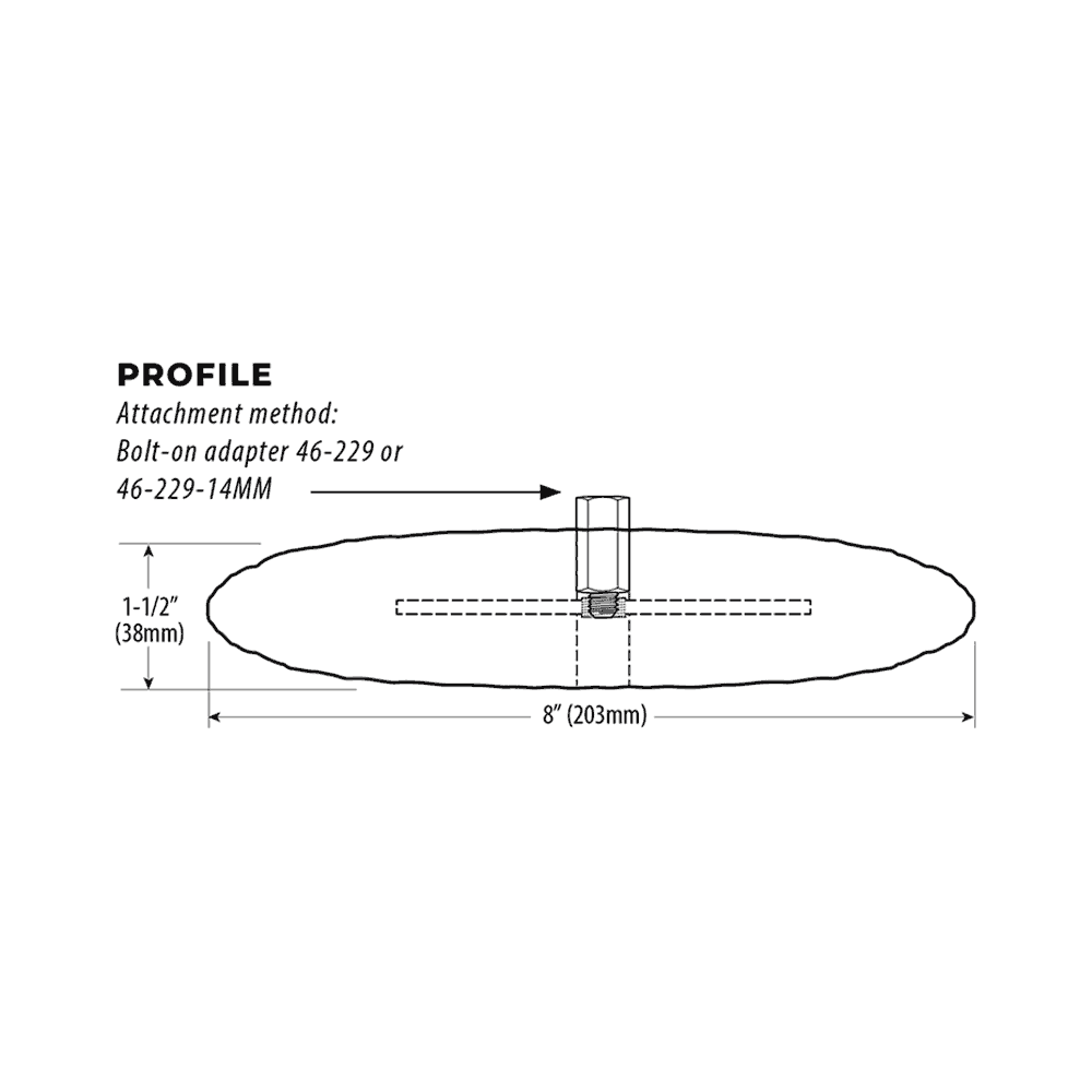 Double Sided Wool Pads - Rotary Polisher