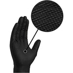 Nitrile 6.5 Mil Black Diamond Grip Texture & Powder-Free Gloves