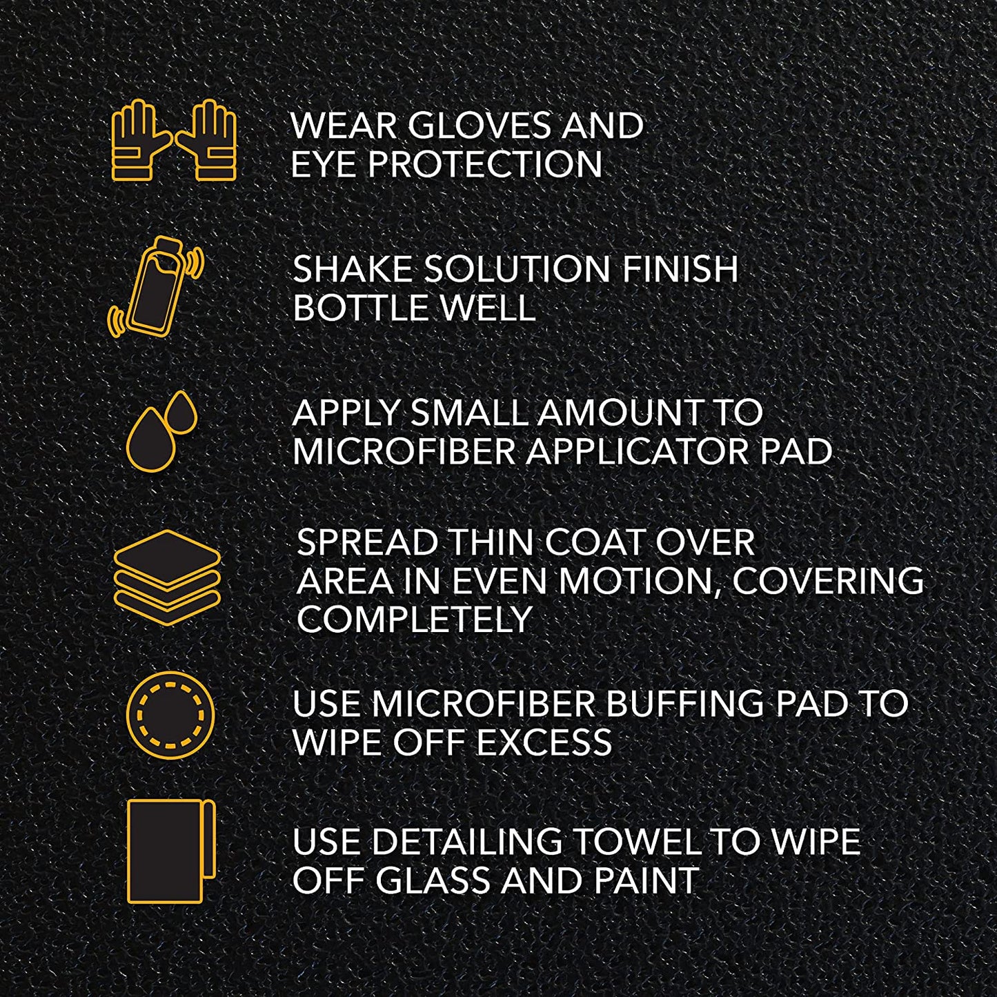 Solution Finish - Black Plastic & Vinyl Trim Restorer