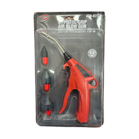 4" Pistol-Grip Air Blow Gun with Rubber Tips