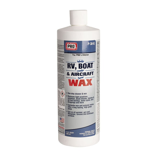 RV, Boat & Aircraft Wax - One Step Cleaner & Wax