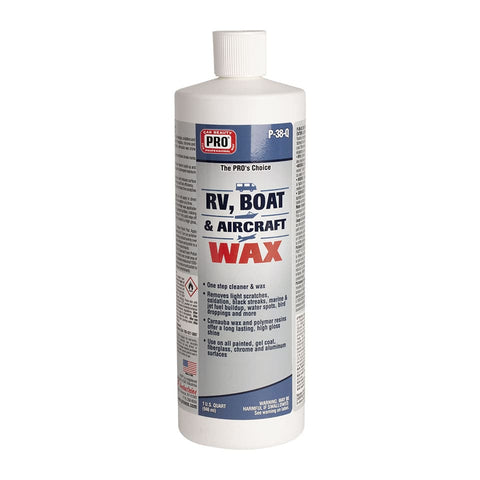RV, Boat & Aircraft Wax - One Step Cleaner & Wax